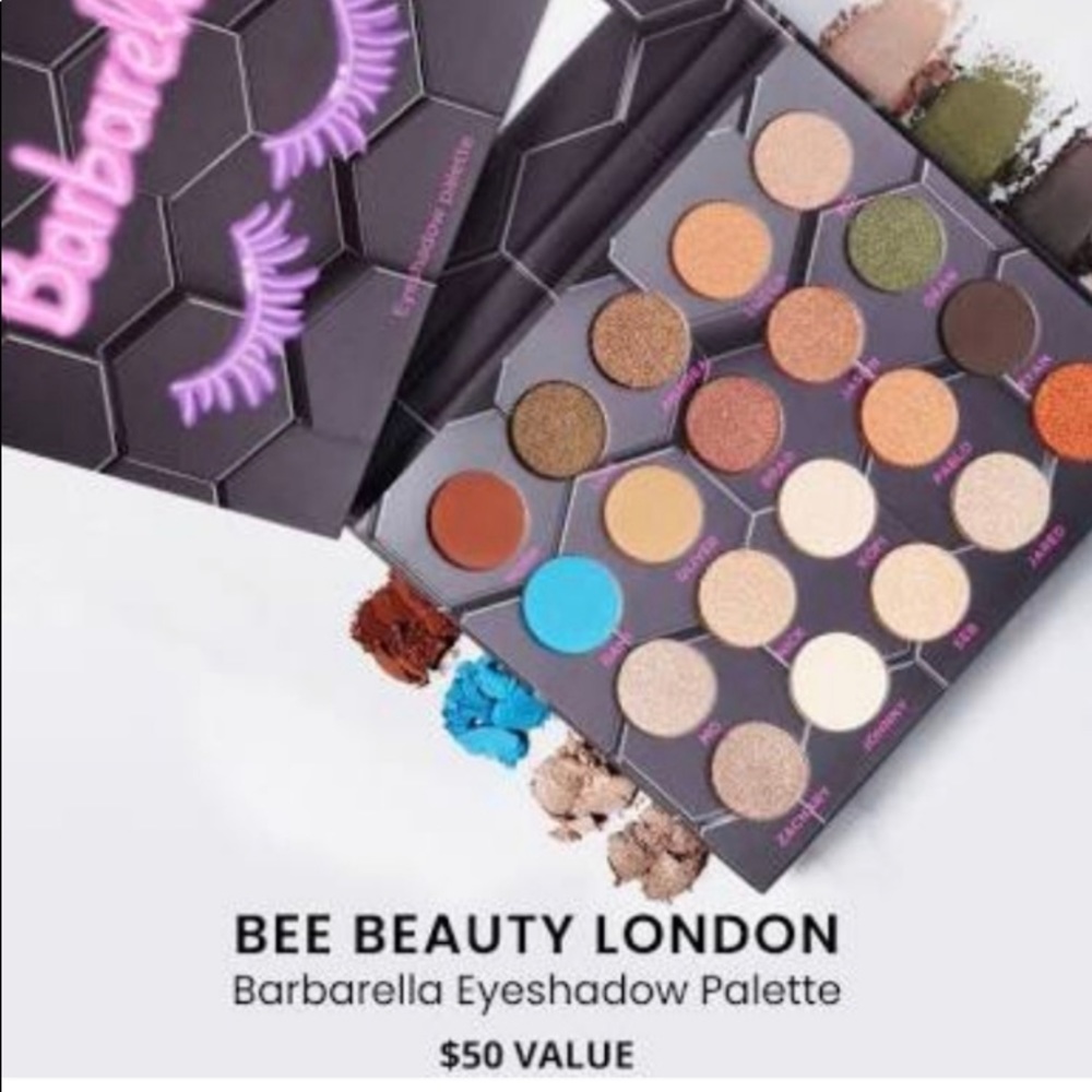 🐝 BEE BEAUTY LONDON 🐝                                      BARBARELLA PALETTE